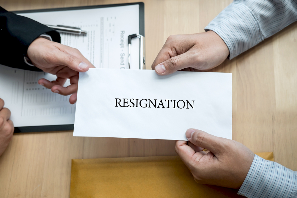 Resignation letter